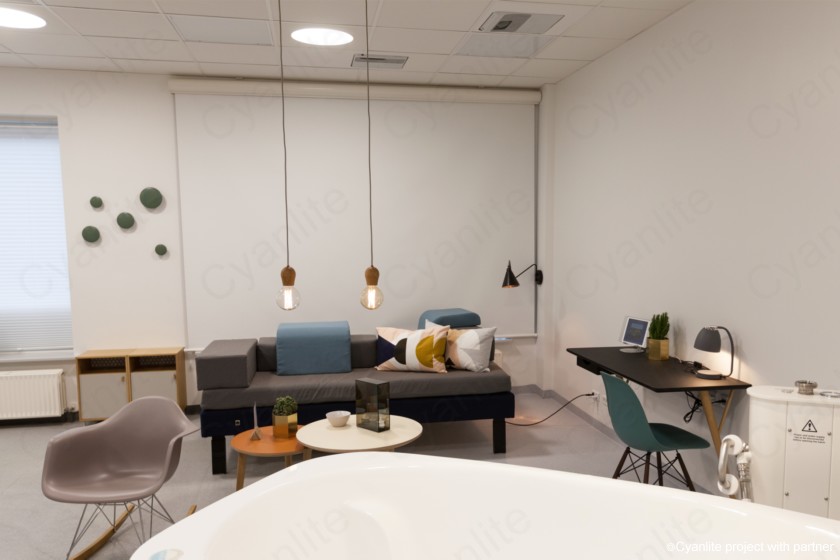 Cyanlite Nova architectural lighting project in hospital